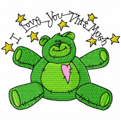 Teddy Embroidery Design 9